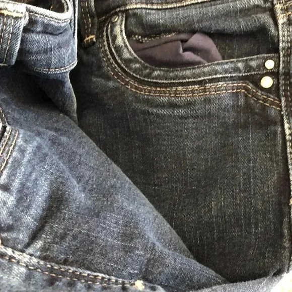 White House Black Market Jeans Blanc Flare Leg Size 6S - Picture 8 of 8